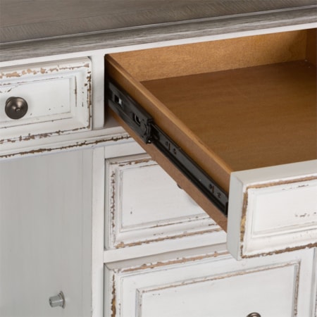 Credenza and Hutch