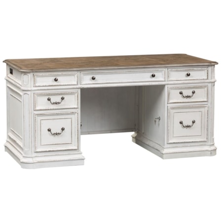 Double Pedestal Executive Desk