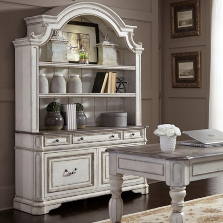 Credenza and Hutch