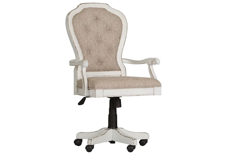 Magnolia Manor Executive Chair by Liberty Furniture at Zak's Home
