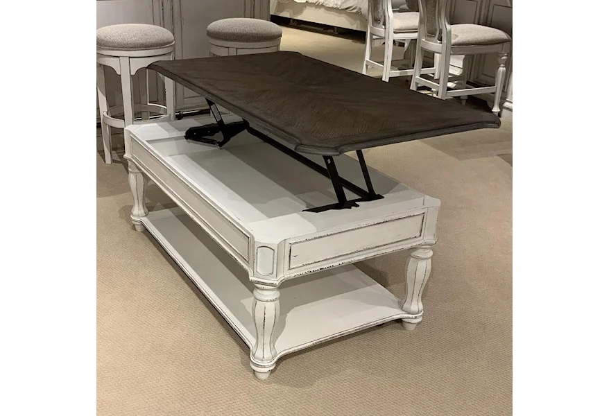 Magnolia Manor Lift Top Cocktail Table by Liberty Furniture at Schewels Home