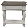 Liberty Furniture Magnolia Manor End Table with Dovetail Drawer