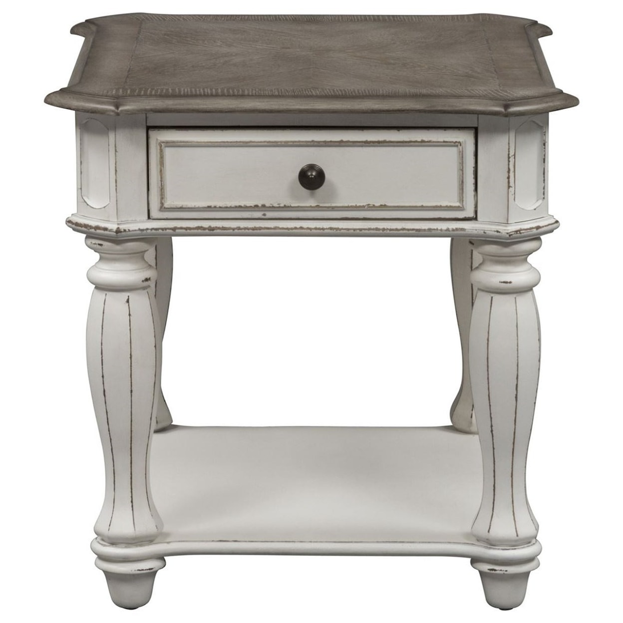 Liberty Furniture Magnolia Manor End Table with Dovetail Drawer