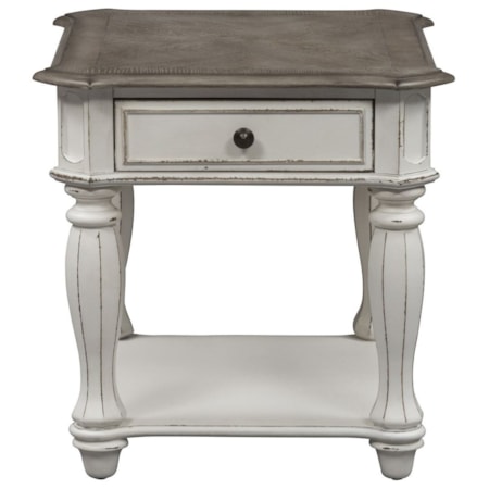 End Table with Dovetail Drawer