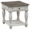 Libby Myra End Table with Dovetail Drawer