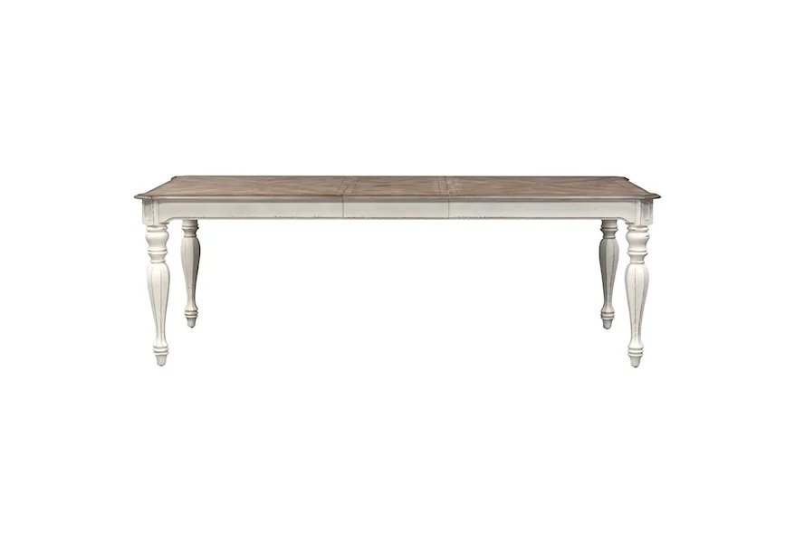 Magnolia Manor Rectangular Leg Table with Leaf by Liberty Furniture at Sheely's Furniture & Appliance