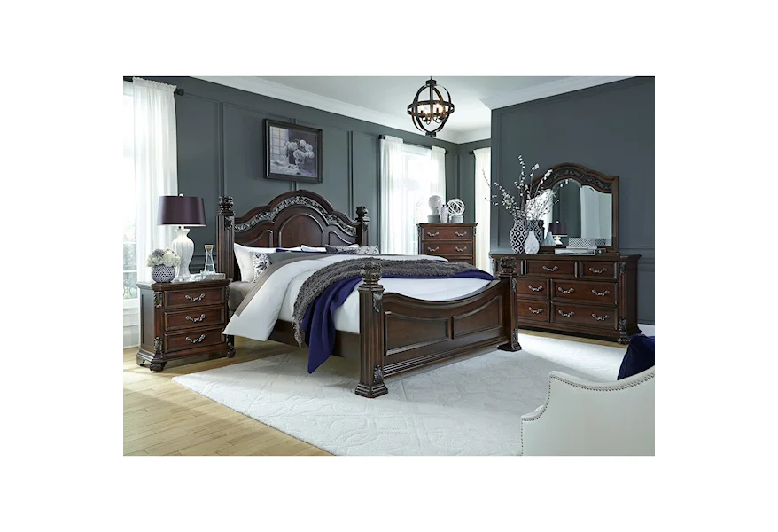 Messina Estates Bedroom King Bedroom Group by Liberty Furniture at VanDrie Home Furnishings