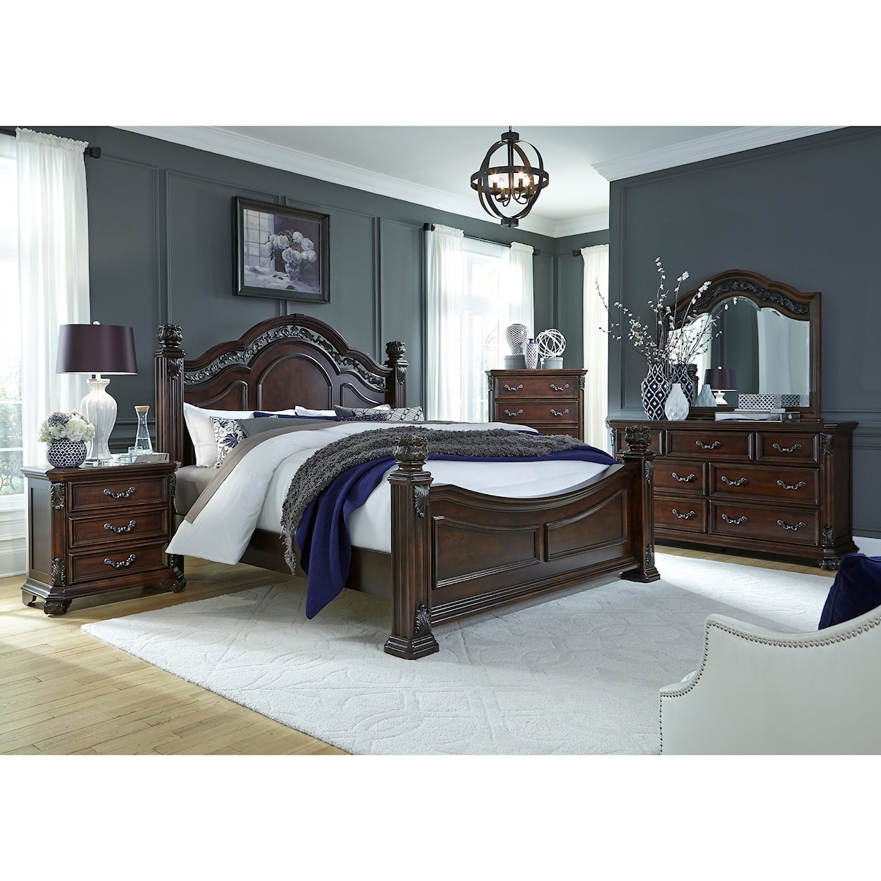 Liberty Furniture Messina Estates Bedroom King Bedroom Group
