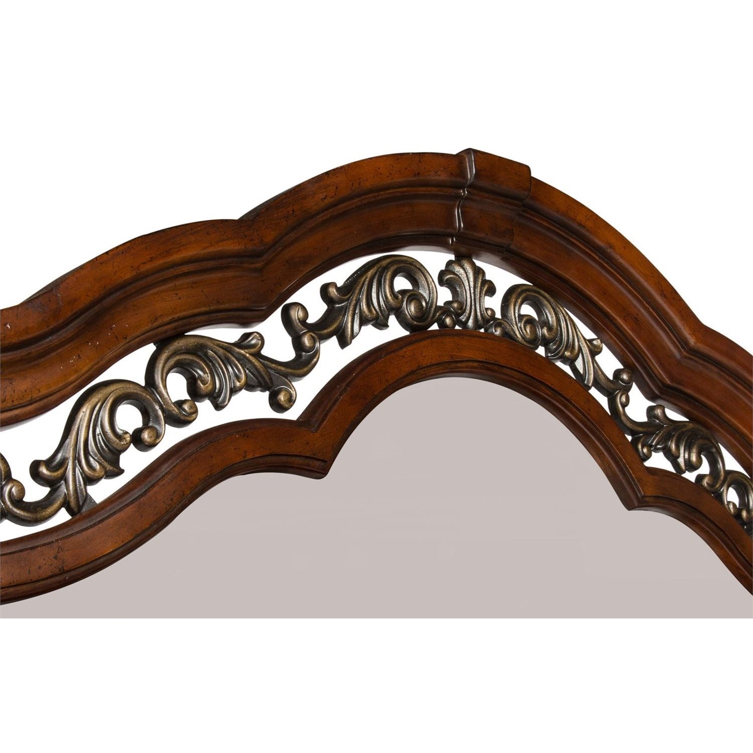 Liberty Furniture Messina Estates 7-Drawer Dresser with Arched Mirror