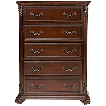 Classic 5 Drawer Bedroom Chest