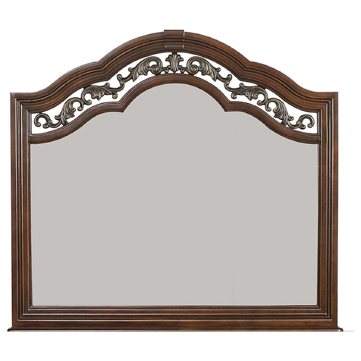 Liberty Furniture Messina Cherry Arched Dresser Mirror