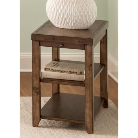 3-Shelf Chairside Table