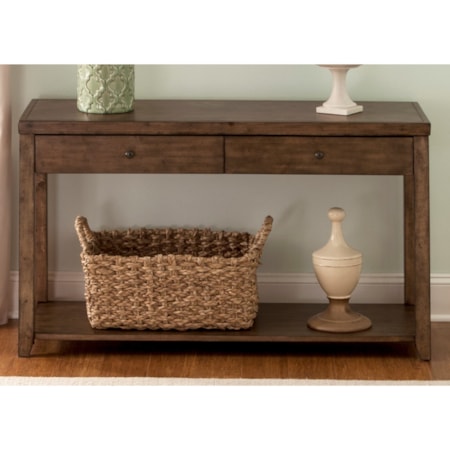 2-Drawer Sofa Table