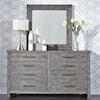 Liberty Furniture Modern Farmhouse Dresser and Mirror Set