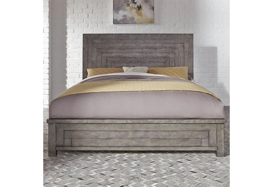 Modern Farmhouse King Low Profile Bed by Liberty Furniture at SuperStore