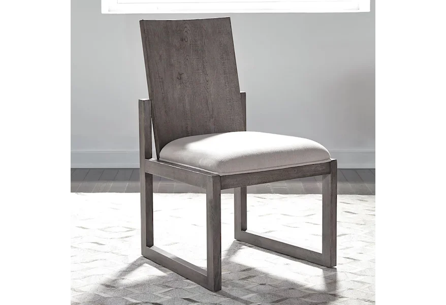 Modern Farmhouse Panel Back Side Chair by Liberty Furniture at SuperStore