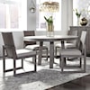 Libby Modern Farmhouse 5-Piece Round Table and Chair Set