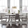 Liberty Furniture Modern Farmhouse 5-Piece Trestle Table Set