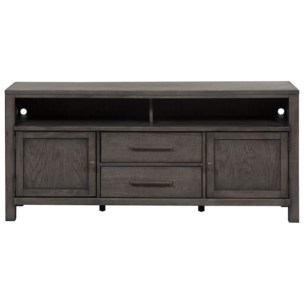 Liberty Furniture Modern Farmhouse 66" Entertainment Console