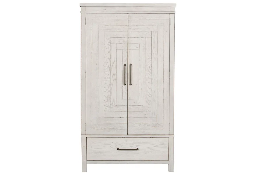 Modern Farmhouse Armoire by Liberty Furniture at VanDrie Home Furnishings
