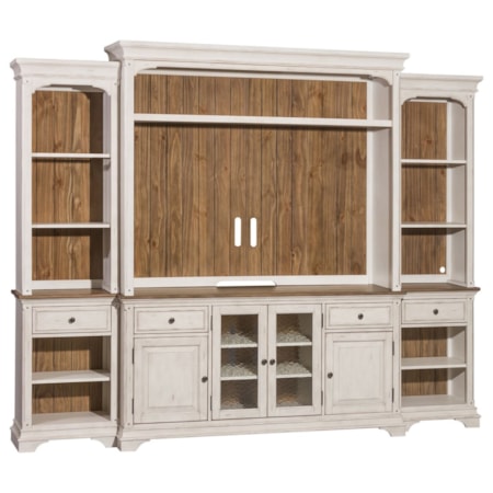 Entertainment Center with Piers