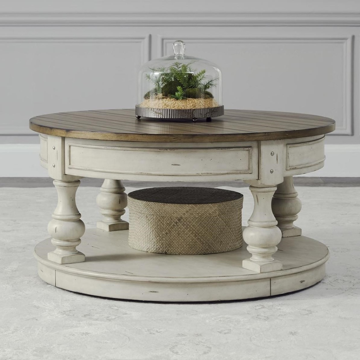 Liberty Furniture Morgan Creek Round Cocktail Table