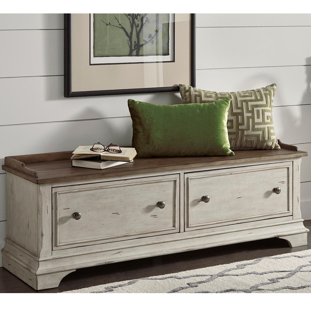 Libby Morgan Creek Hall Bench with Storage