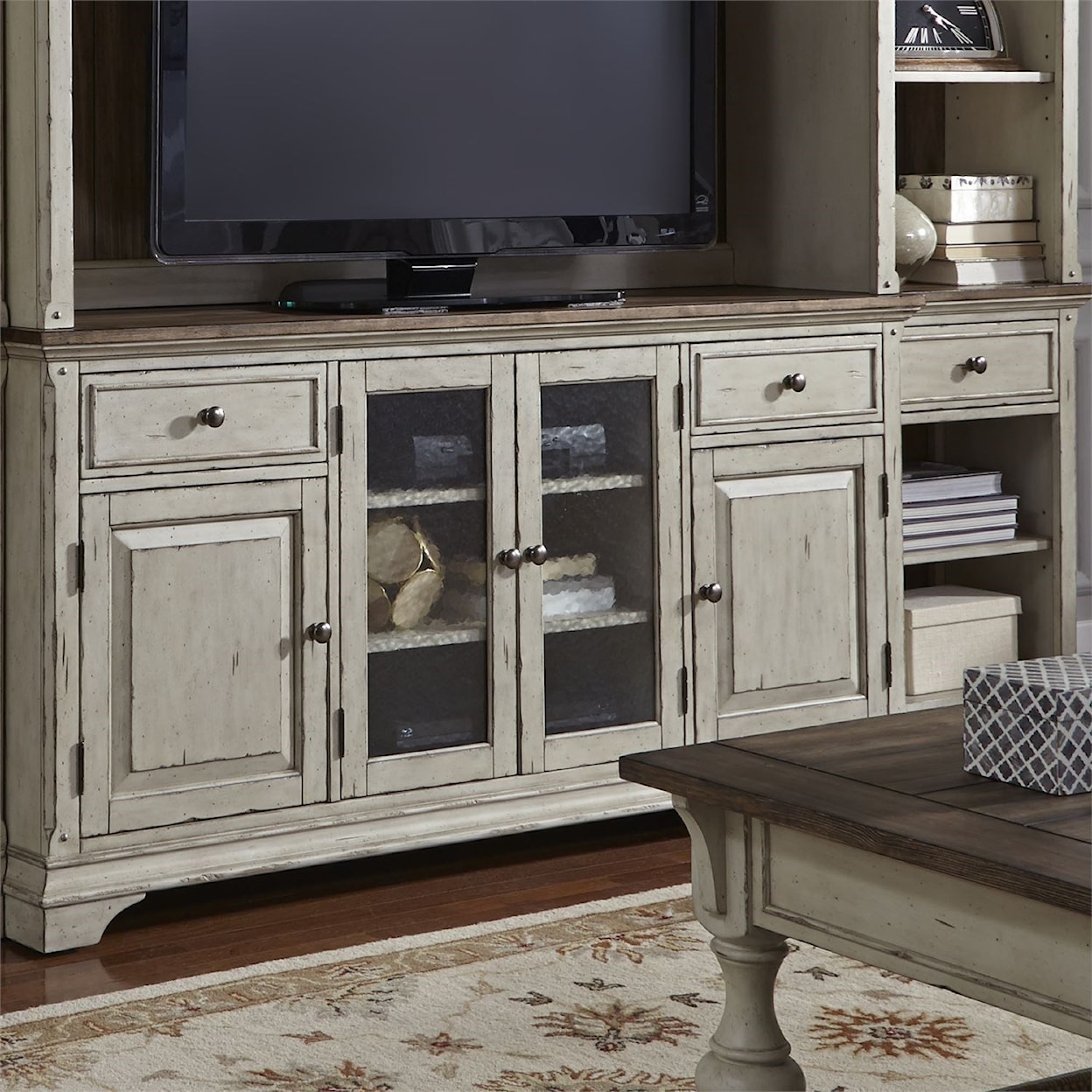 Liberty Furniture Morgan Creek TV Stand with Storage