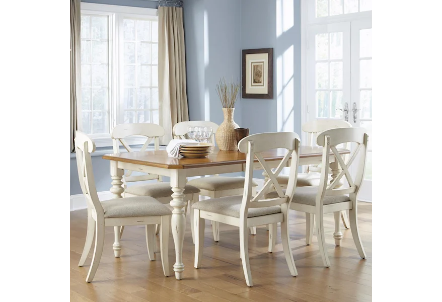 Ocean Isle 7-Piece Dining Set by Liberty Furniture at VanDrie Home Furnishings