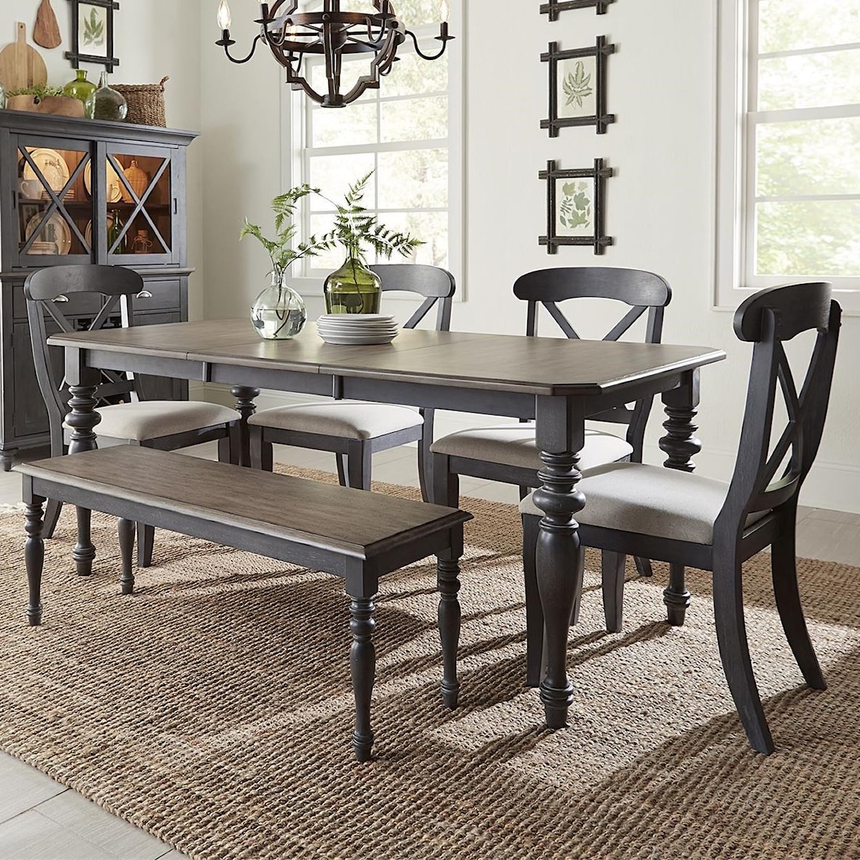 Libby Ocean Isle 6-Piece Rectangular Table Set