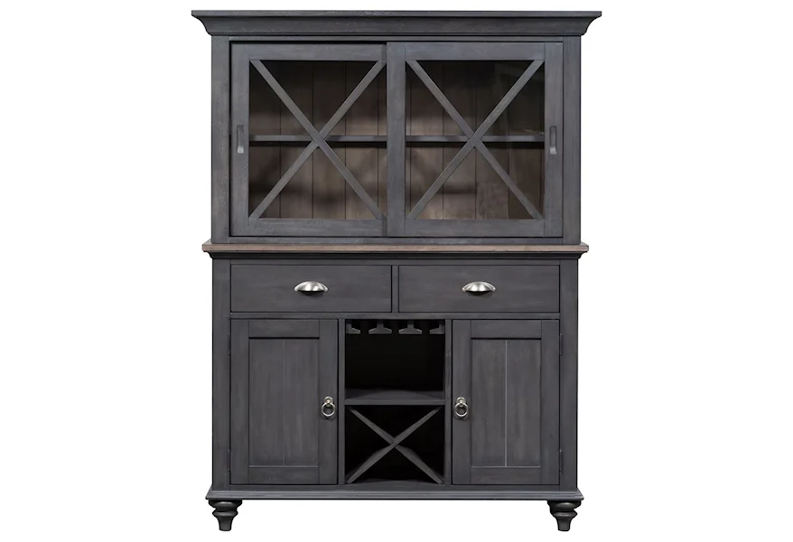 Ocean Isle Hutch and Buffet by Liberty Furniture at SuperStore