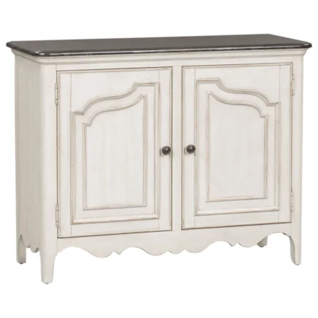 Relaxed Vintage 2 Door Chest with Distressed Finish