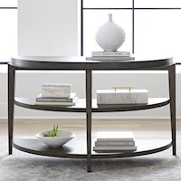 Contemporary 2-Shelf Sofa Table