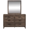 Liberty Furniture Ridgecrest Dresser and Mirror Set