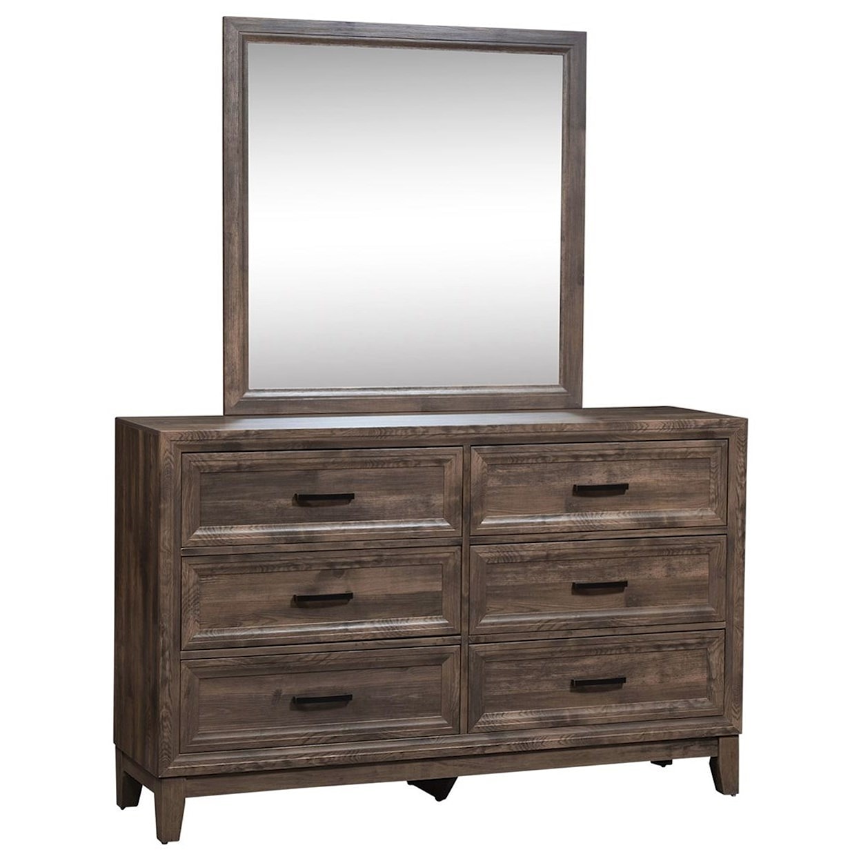 Liberty Furniture Ridgecrest Dresser and Mirror Set