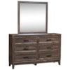 Liberty Furniture Ridgecrest Dresser and Mirror Set