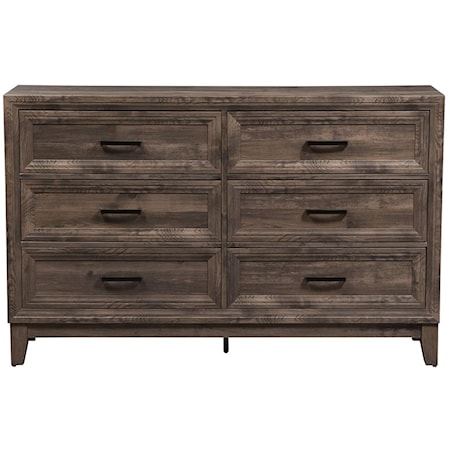 Casual Dresser with Felt-Lined Top Drawer