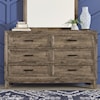 Liberty Furniture Ridgecrest 6-Drawer Dresser