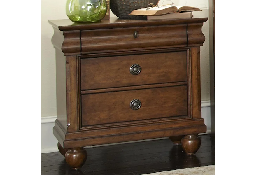 Rustic Traditions Night Stand by Liberty Furniture at VanDrie Home Furnishings