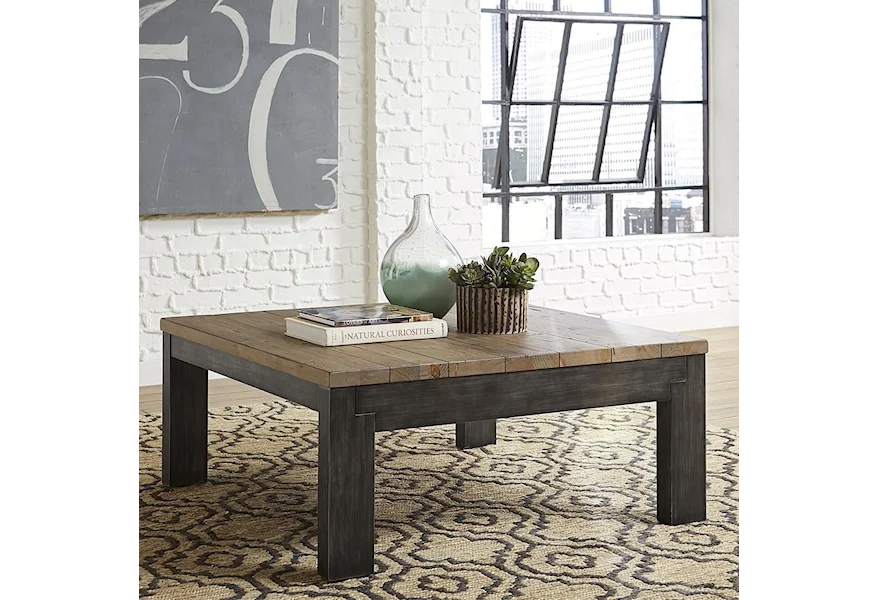 Rutland Grove Square Cocktail Table by Liberty Furniture at VanDrie Home Furnishings