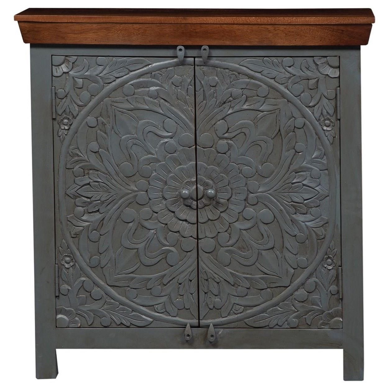 Liberty Furniture Sahana 2045 AC3435 Boho 2 Door Accent Cabinet