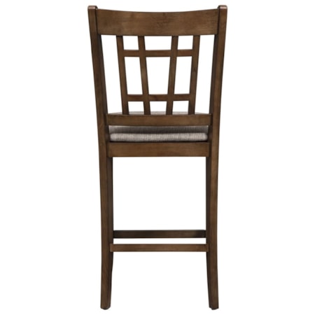 Lattice Back Counter-Height Chair