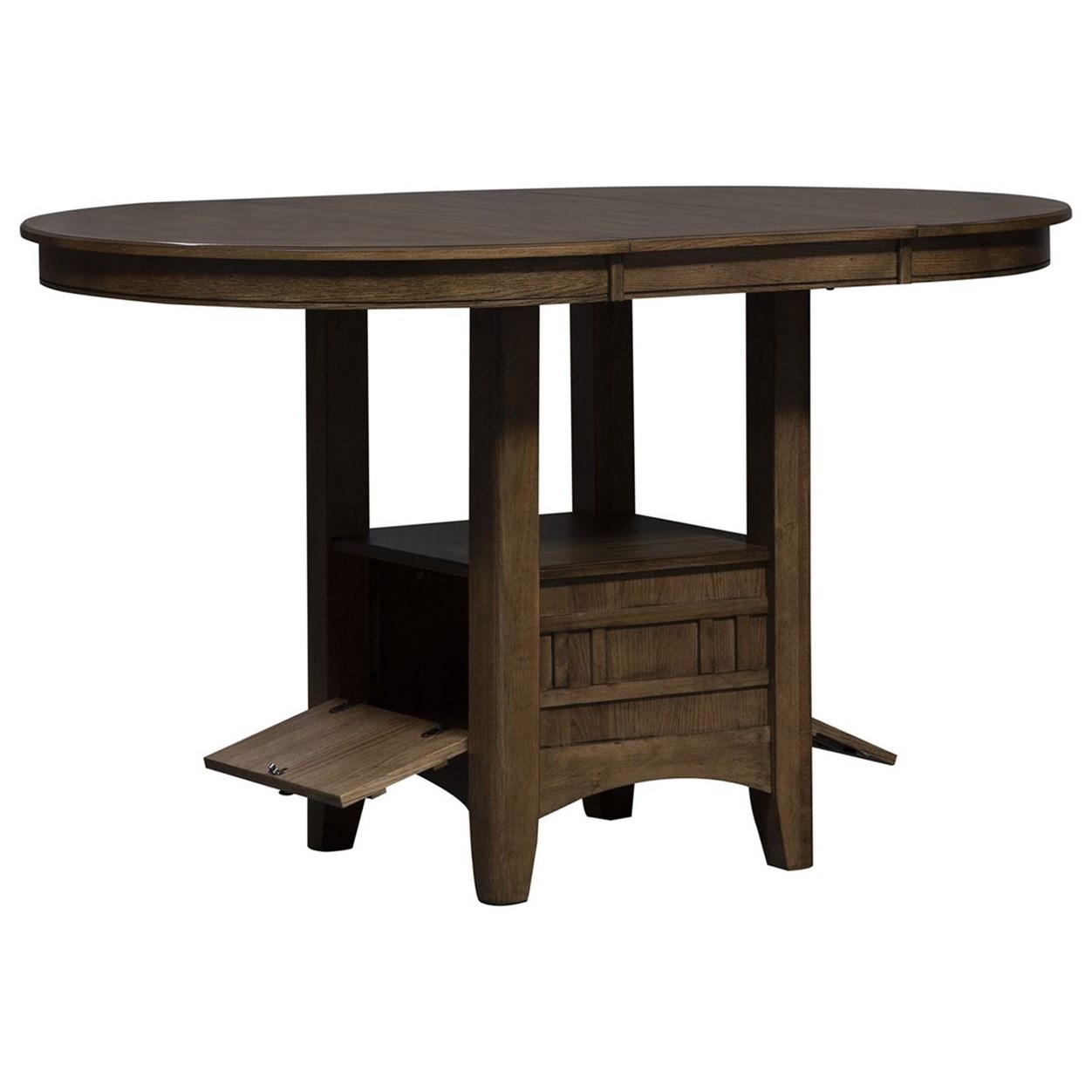Counter-Height Pub Table with Storage