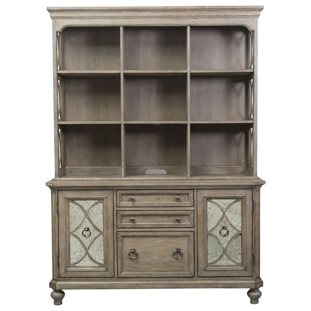 Liberty Furniture Simply Elegant Credenza and Hutch