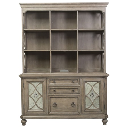 Credenza and Hutch