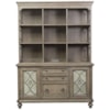 Liberty Furniture Simply Elegant Credenza and Hutch