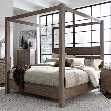 Queen Canopy Bed