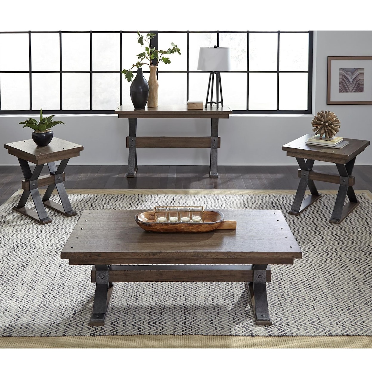 Liberty Furniture Sonoma Road Occasional Table Group