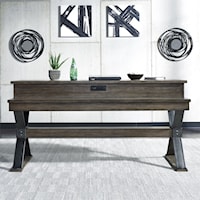 Contemporary Console Bar Table with Charging Station