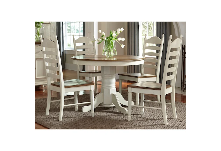 Springfield Dining Pedestal Table by Liberty Furniture at SuperStore